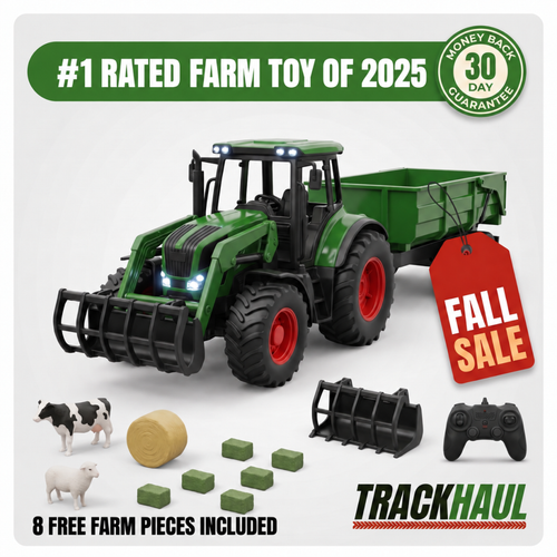 TrackHaul™ - RC Farm Tractor Set